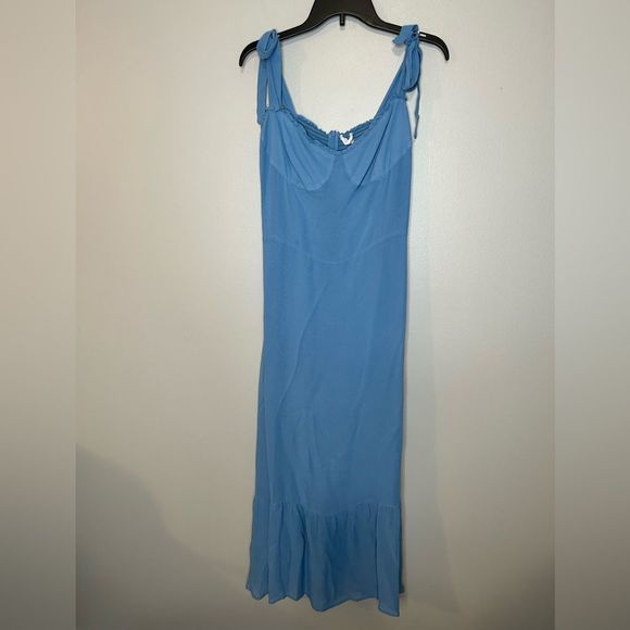 Reformation Blue Sleeveless Dress - Picture 3 of 5